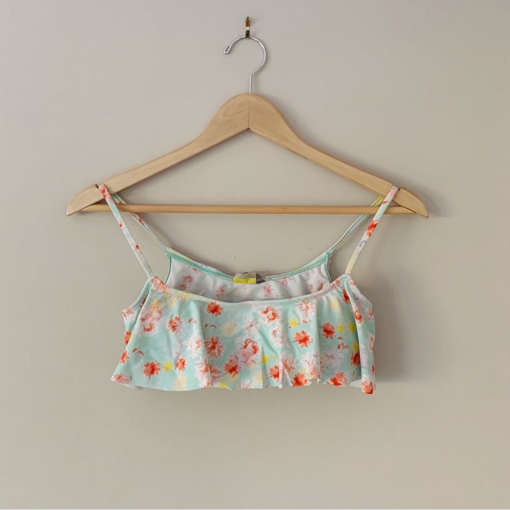 LA Hearts Floral Bikini Top